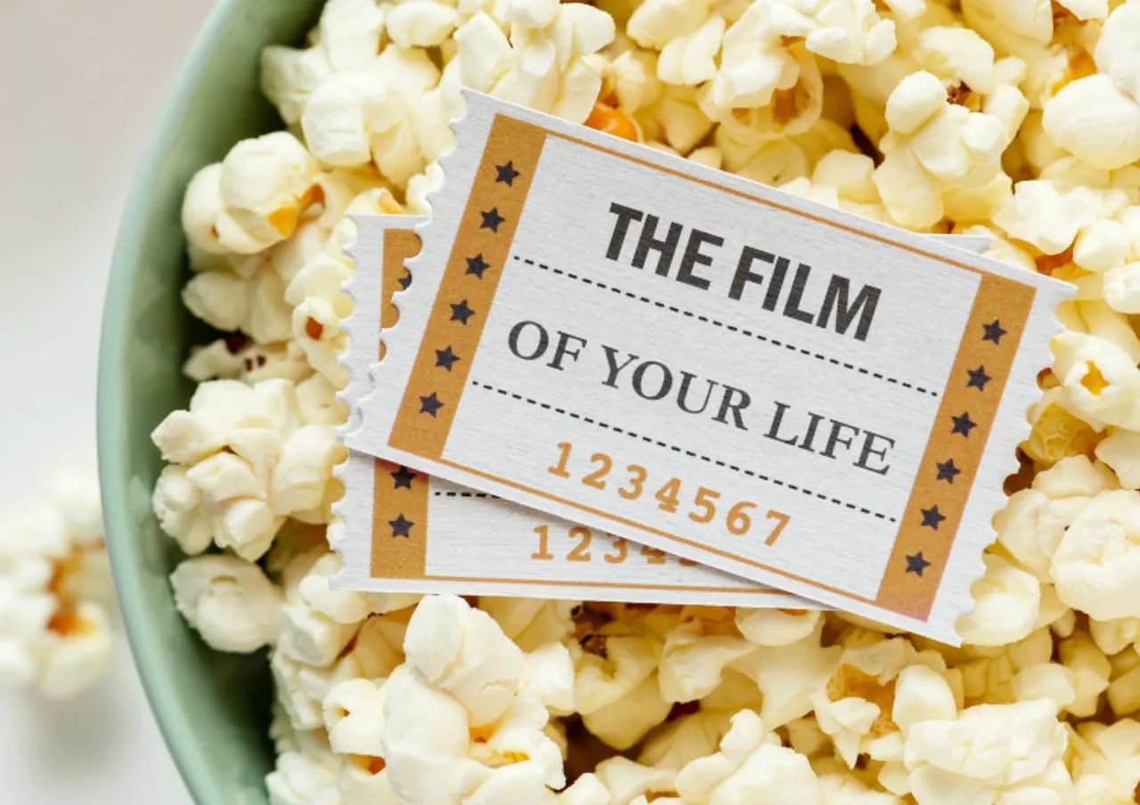 Bilety do kina i popcorn