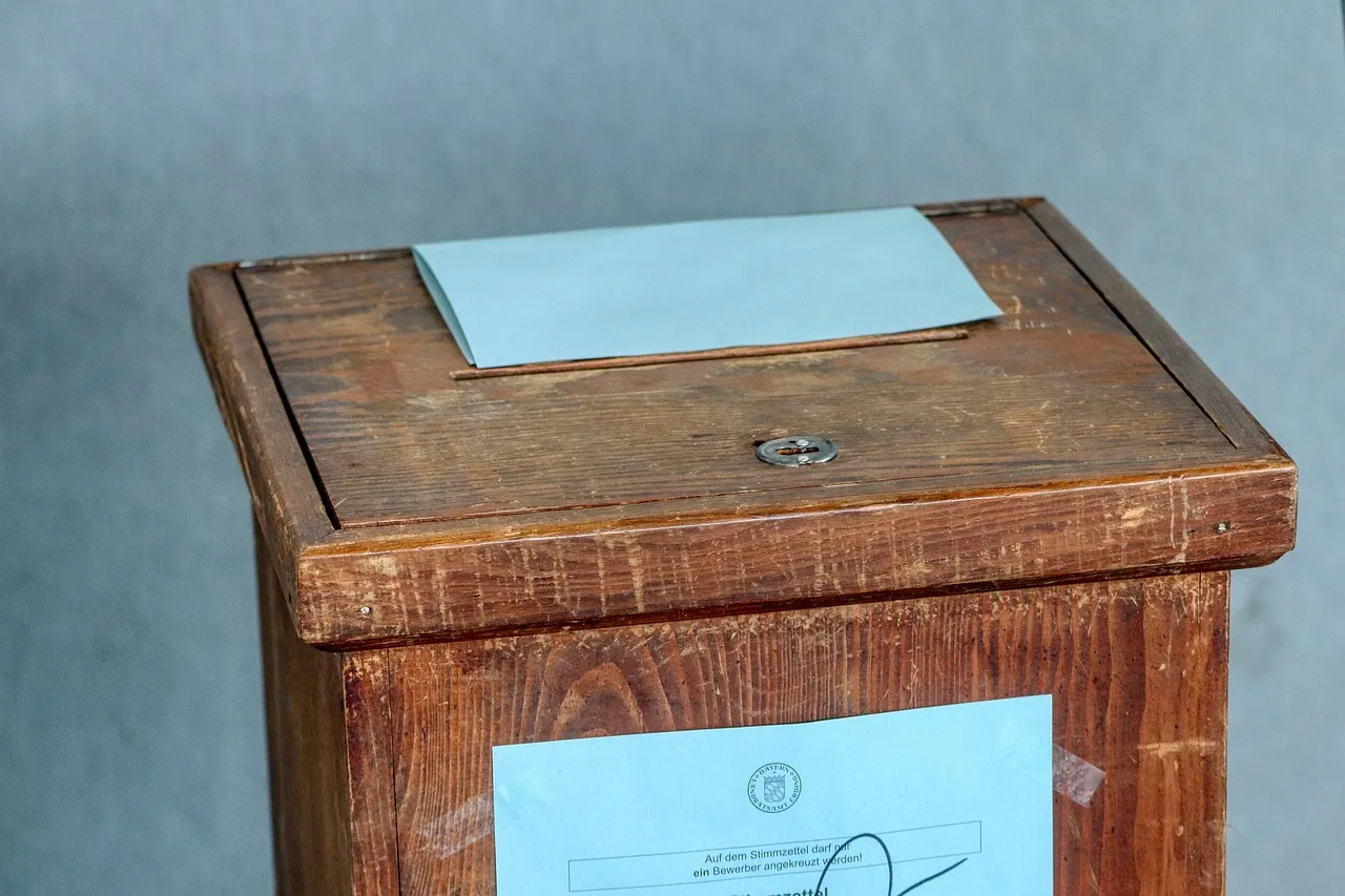 A ballot box